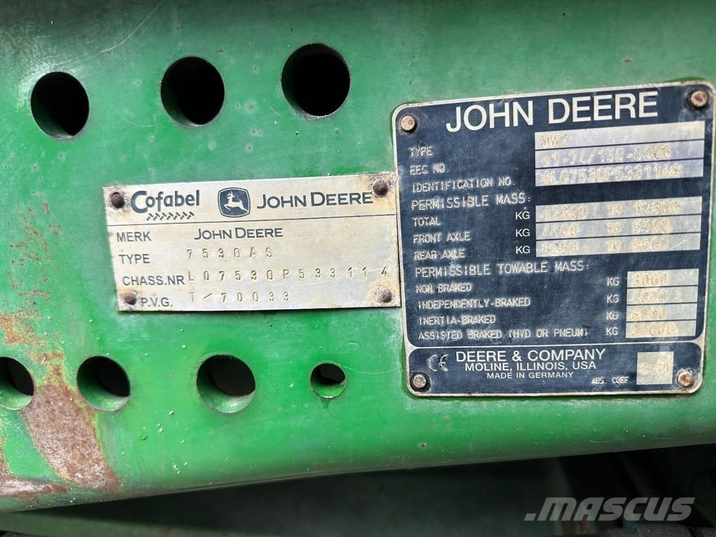 John Deere 7530 Ciągniki rolnicze