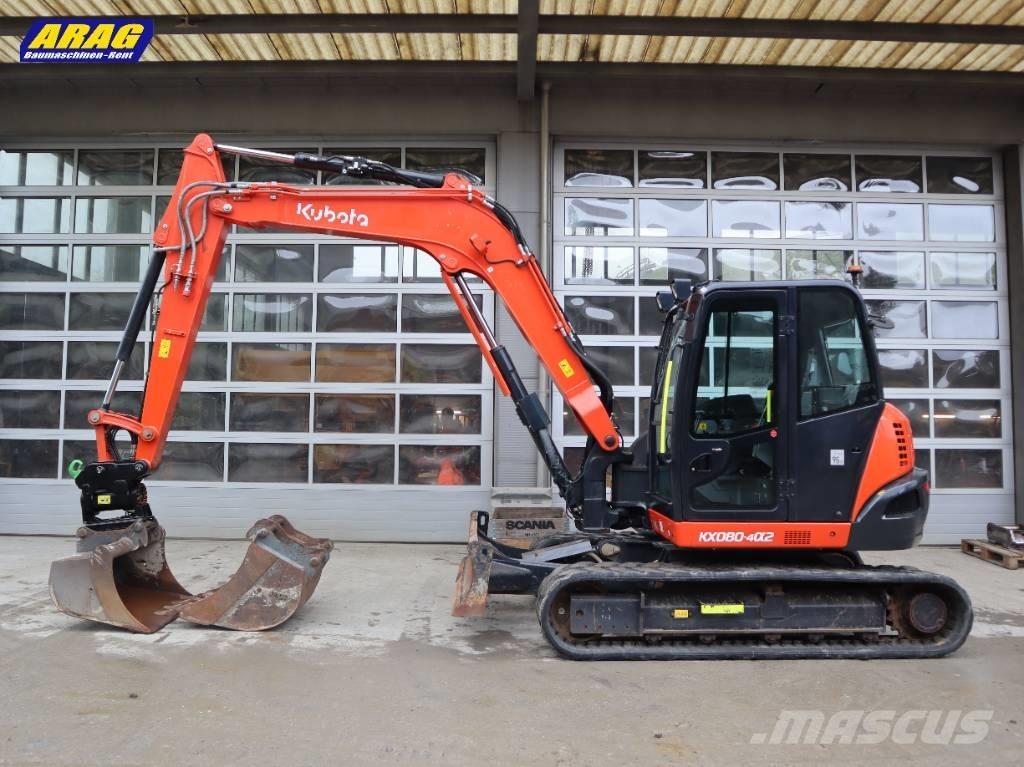 Kubota KX 080-4 Midikoparki  7t - 12t