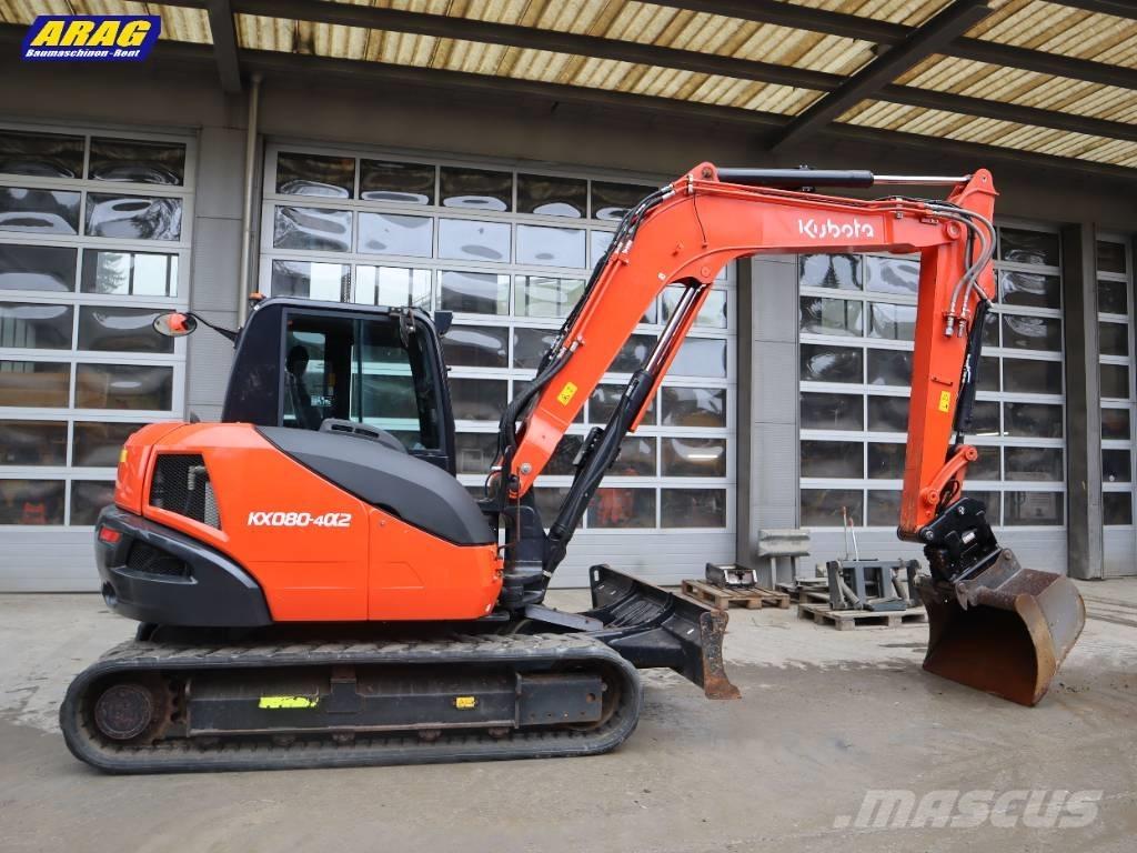 Kubota KX 080-4 Midikoparki  7t - 12t