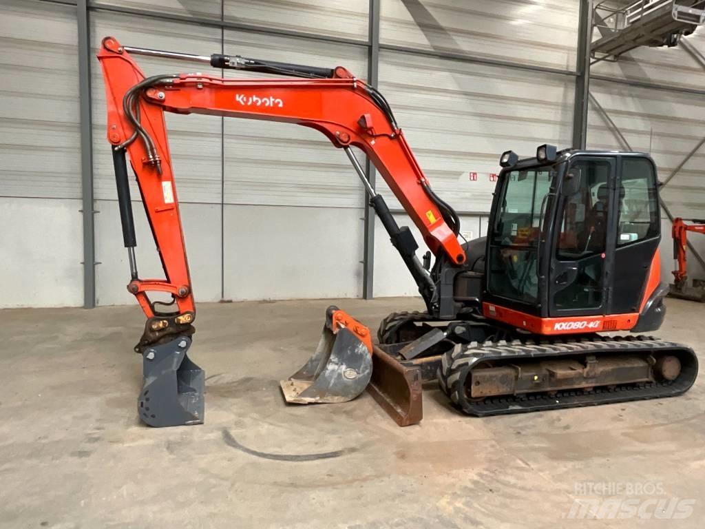 Kubota KX 080-4 A Midikoparki  7t - 12t