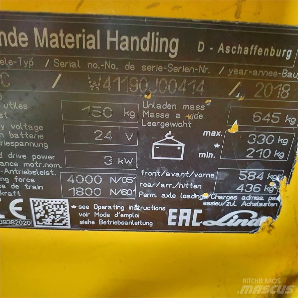 Linde P30C Wózki widłowe samochodowe ciągnące