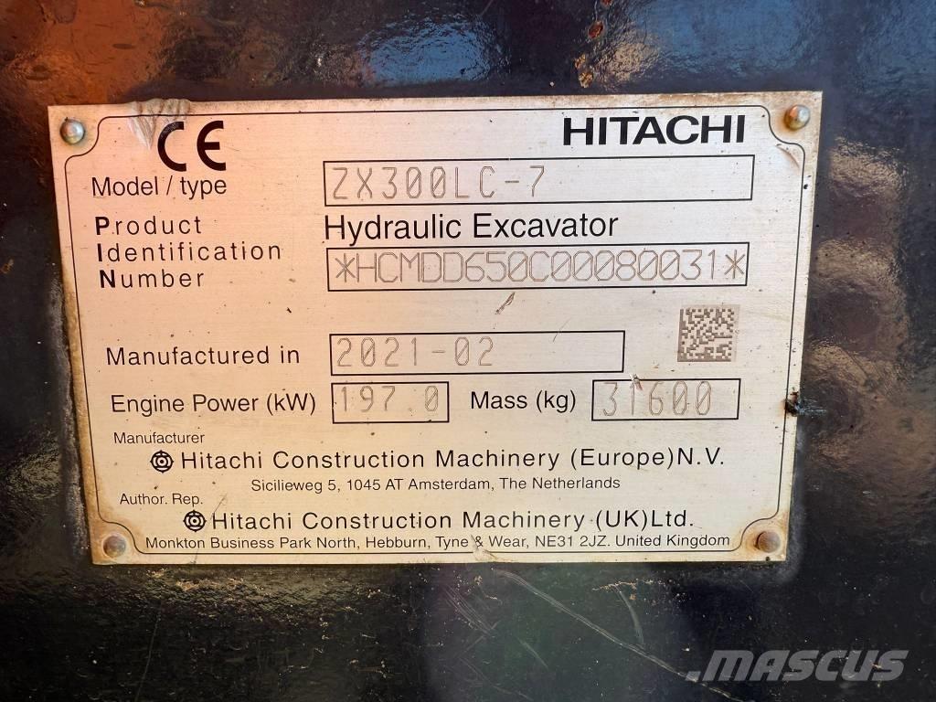 Hitachi ZX 300 LC-7 Koparki gąsienicowe