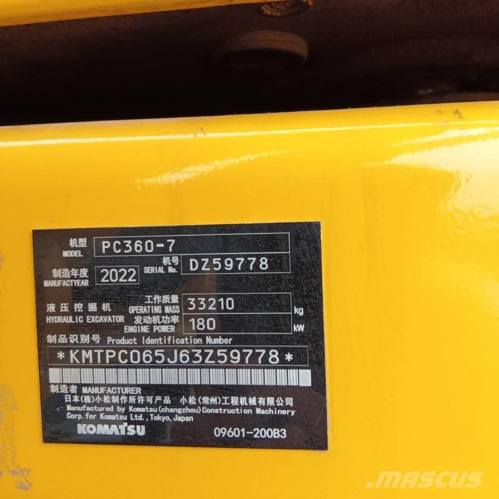 Komatsu PC 360-7 Koparki gąsienicowe