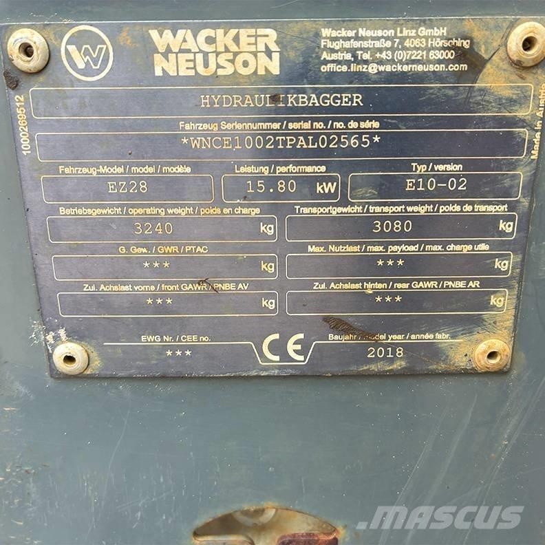 Wacker Neuson EZ 28 Minikoparki