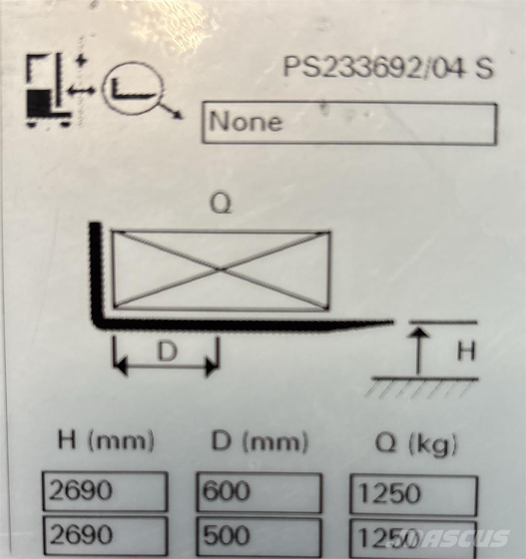 Atlet PS125 Wózki widłowe unoszące z dyszlem