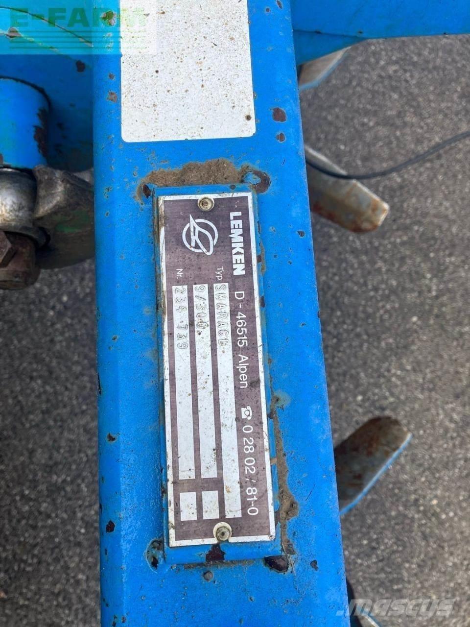 Lemken Smaragd 9 Kultywatory