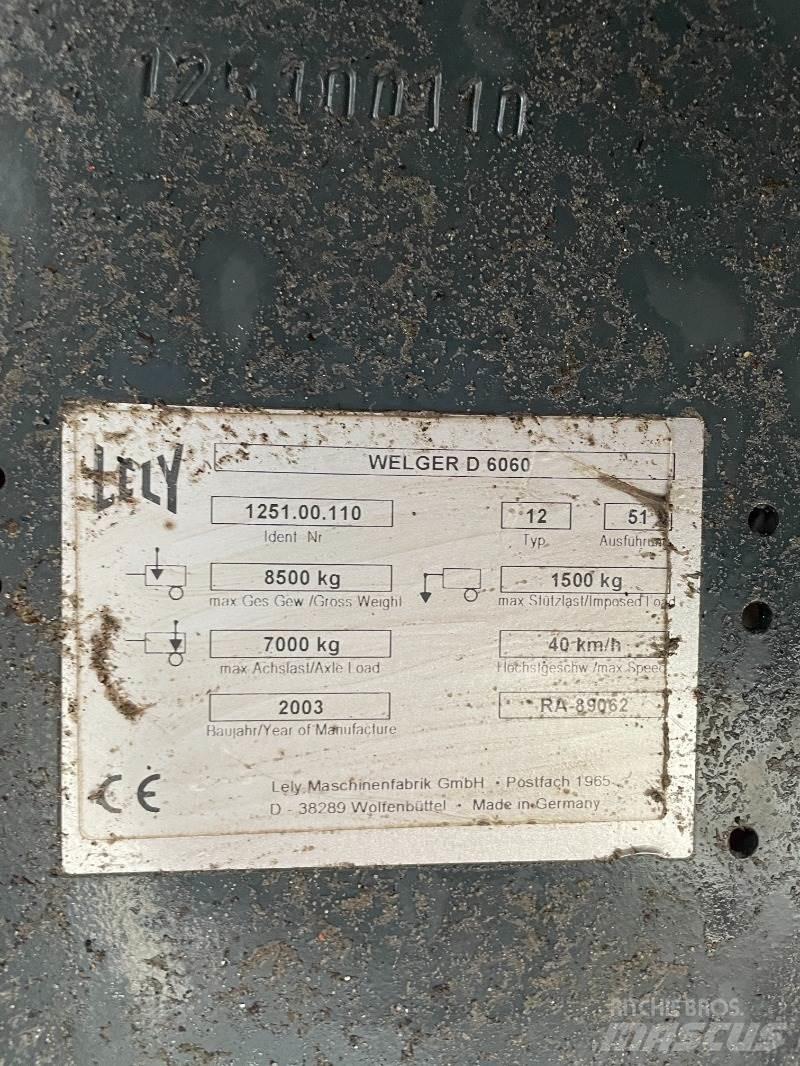 Welger D6060 Prasy kostkujące