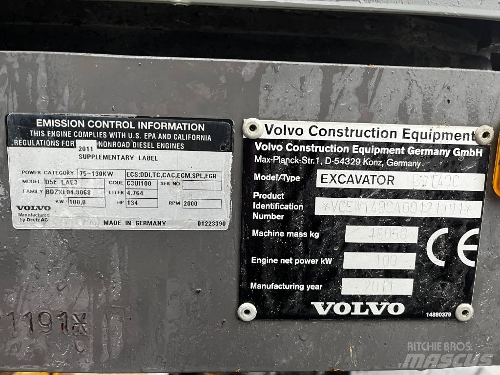Volvo EW 140 C Koparki kołowe