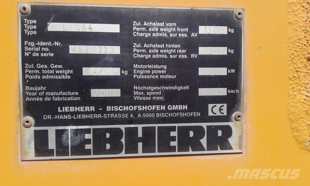Liebherr L 564 Ładowarki kołowe