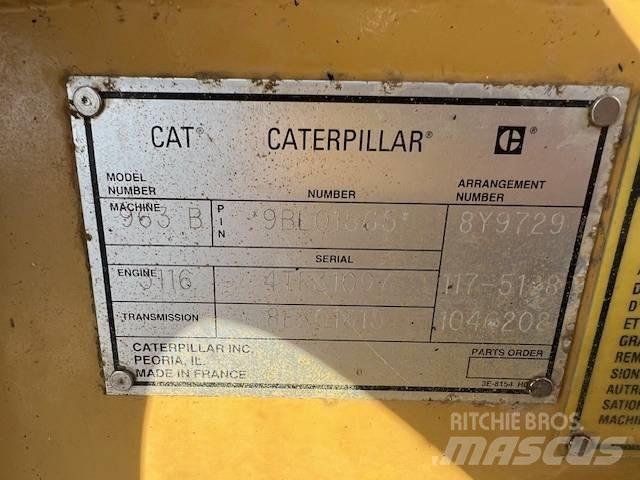 CAT 963 B Ładowarki gąsienicowe