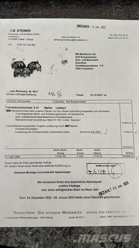 MAN 35.400 Gruszki do betonu