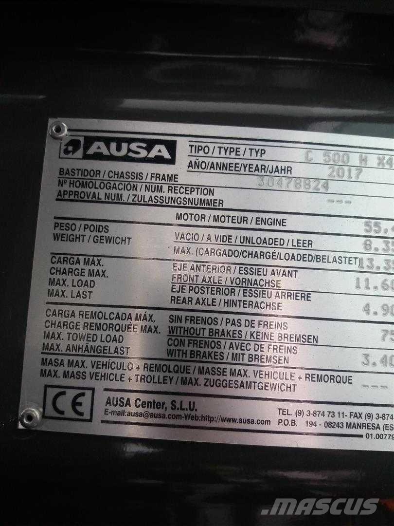 Ausa C500 HX4 Wózki widłowe terenowe