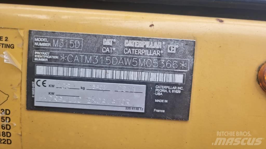 CAT M 315 D Koparki kołowe