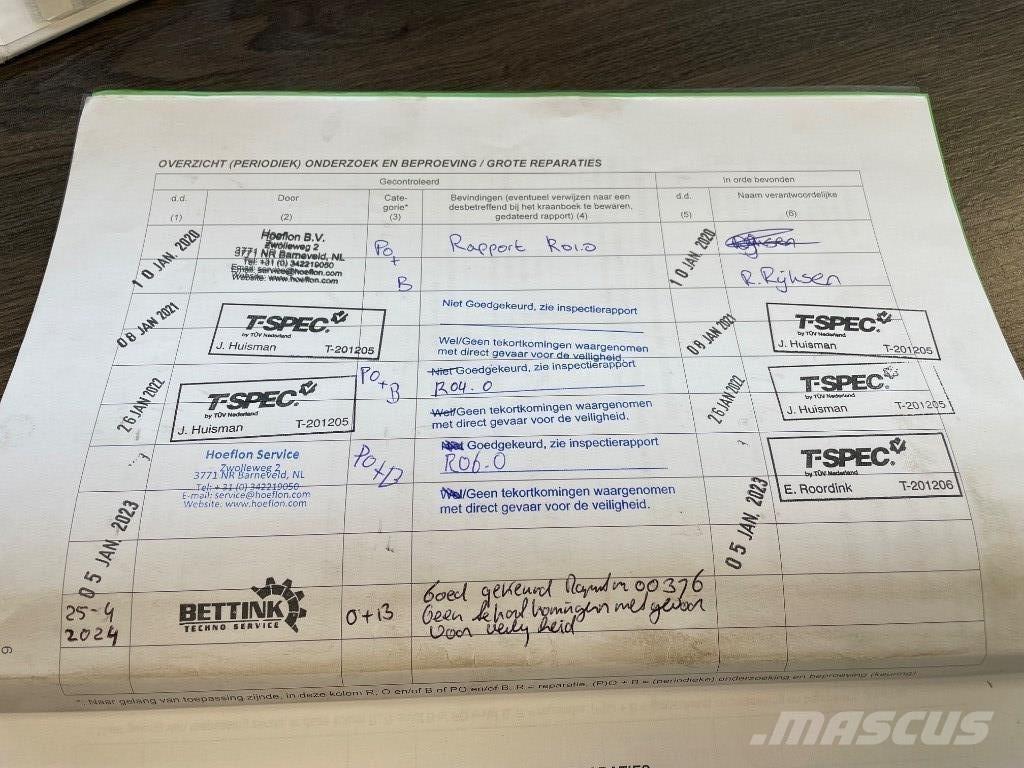 Hoeflon C 6 E SOLD Mini dźwigi