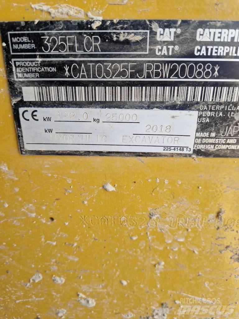 CAT 325 F Koparki gąsienicowe