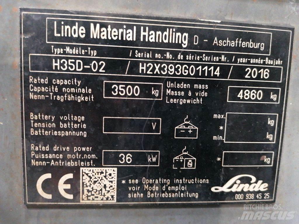Linde H35D-02 Wózki Diesla