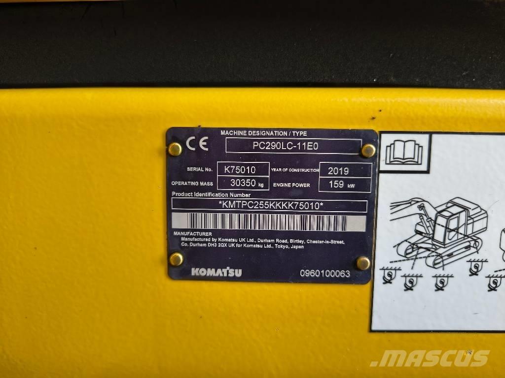 Komatsu PC 290 LC-11 Koparki gąsienicowe