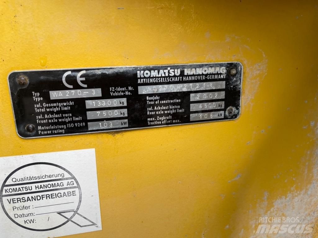 Komatsu WA 270-3 Ładowarki kołowe
