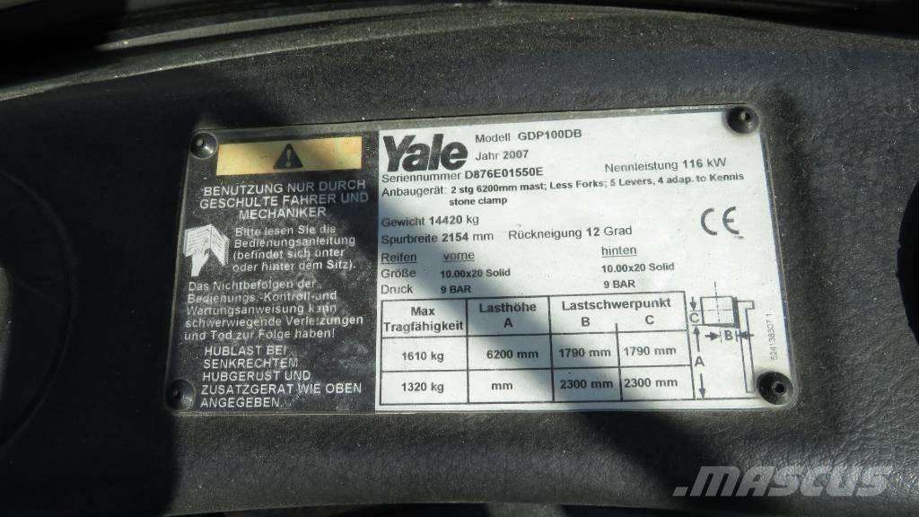 Yale GDP 100 DB Wózki Diesla