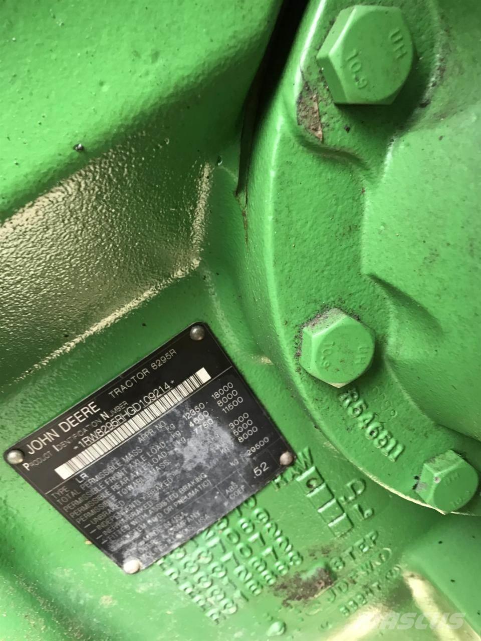 John Deere 8295R Ciągniki rolnicze