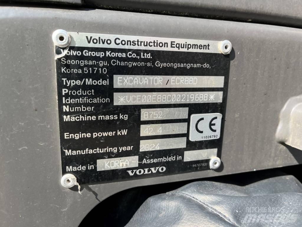 Volvo ECR88D Midikoparki  7t - 12t