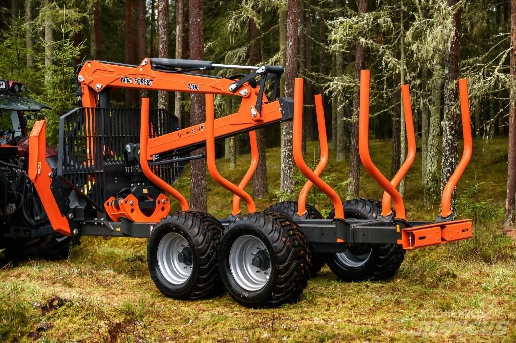  MTM 14T 7300 Przyczepy leśne