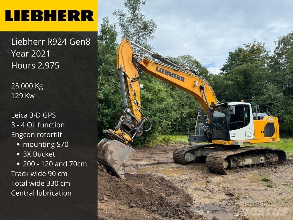 Liebherr R 924 Koparki gąsienicowe
