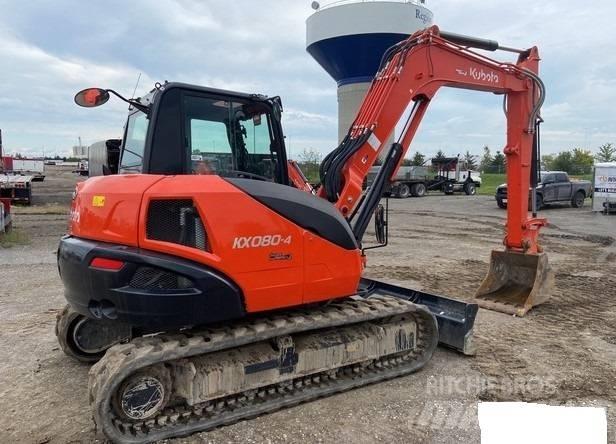 Kubota KX080-4S2 Koparki gąsienicowe