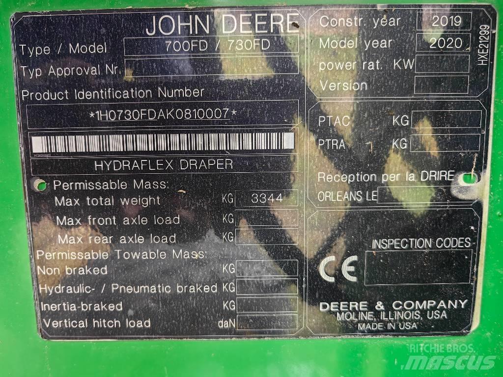 John Deere T 670 i Kombajny zbożowe