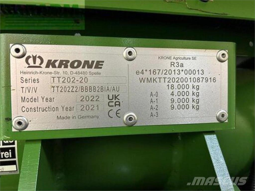 Krone mx 370 gl Przyczepy zbożowe