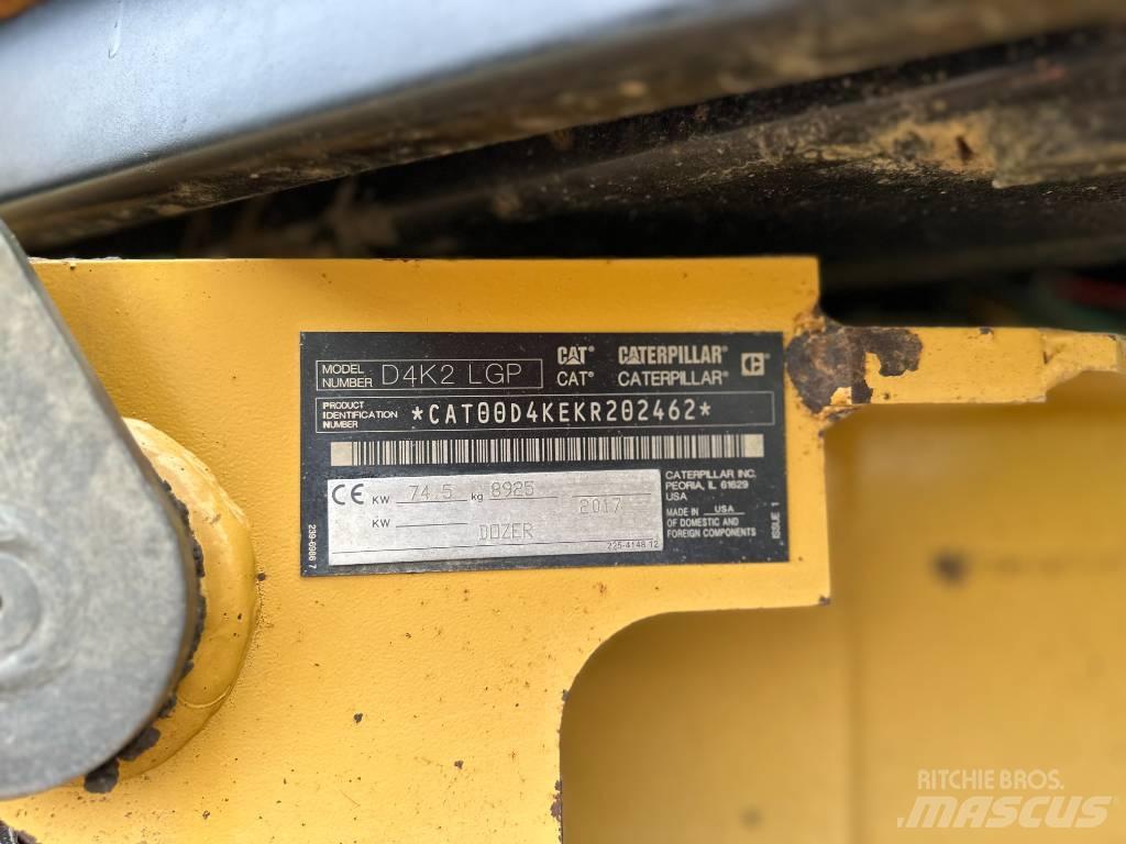 CAT D 4 K 2 LGP Spycharki gąsienicowe