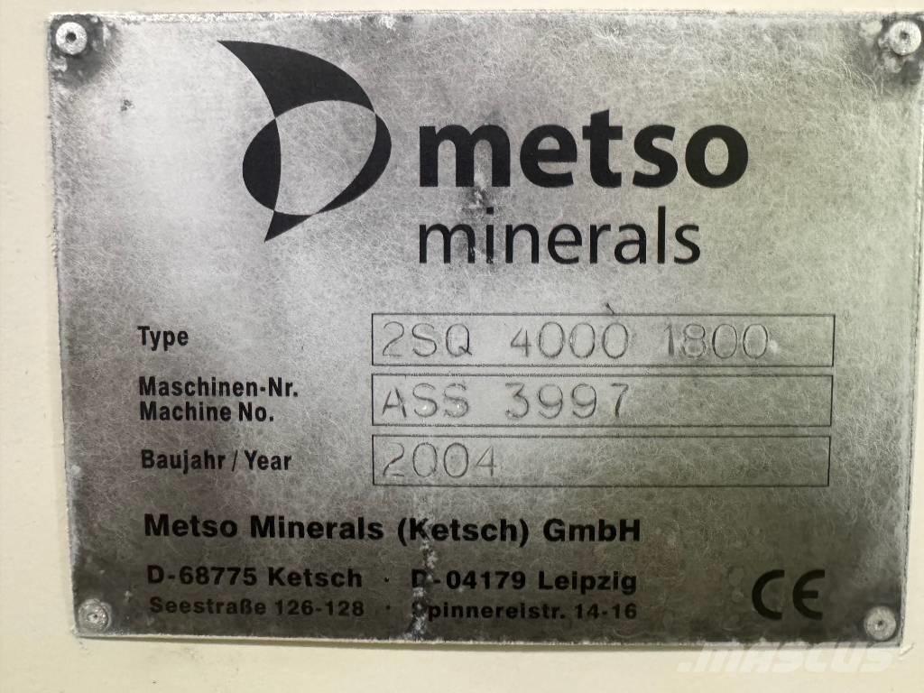 Metso 2SQ 4000 1800 Przesiewacze