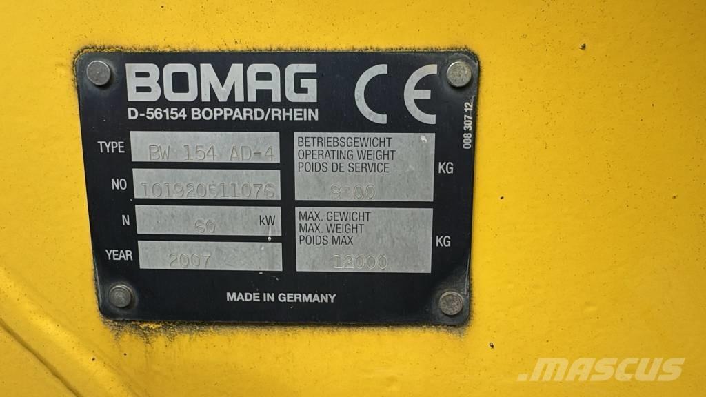 Bomag BW 154 AD-4 Walce dwubębnowe