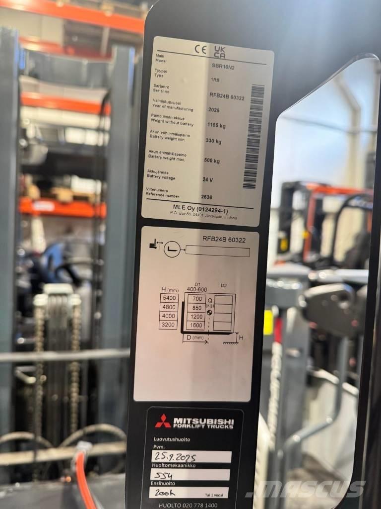 Mitsubishi SBR16N2 Samojezdne maszyny do załadunku