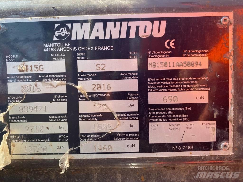 Manitou MI 15 G Wózki LPG