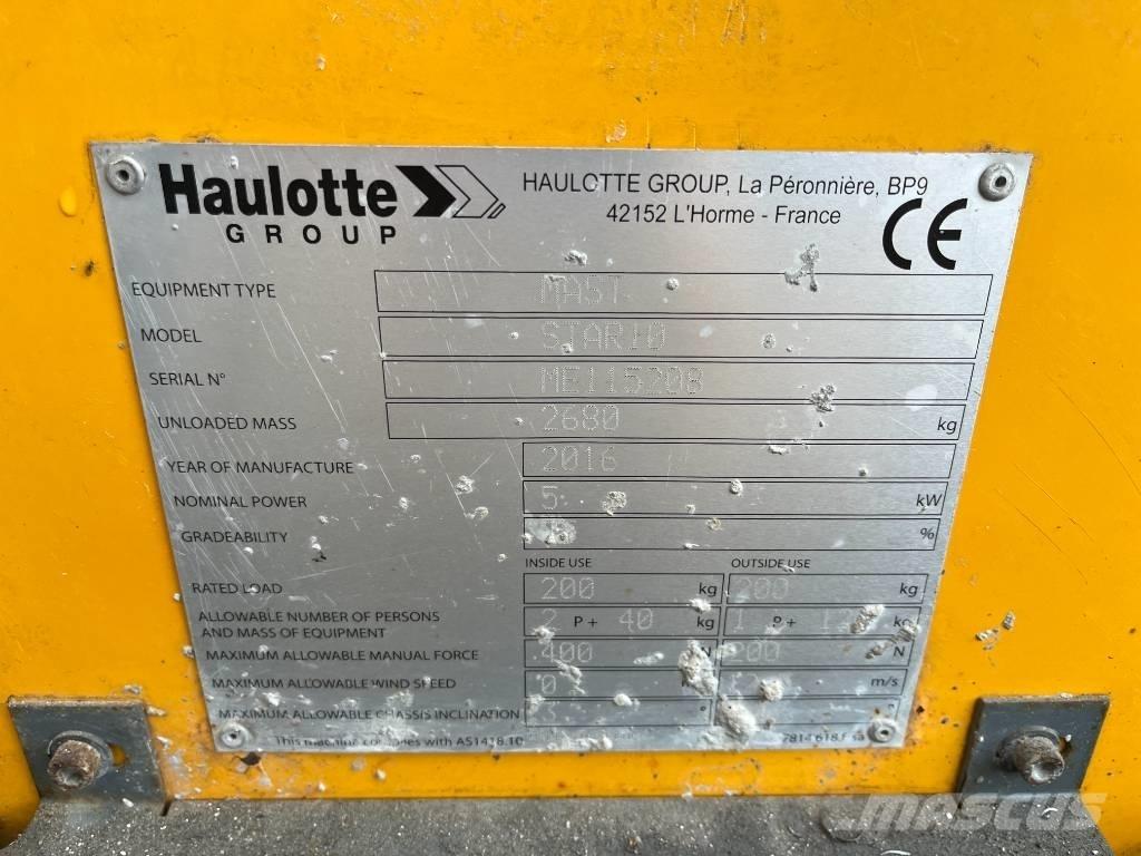 Haulotte Star 10 Podnośniki masztowe