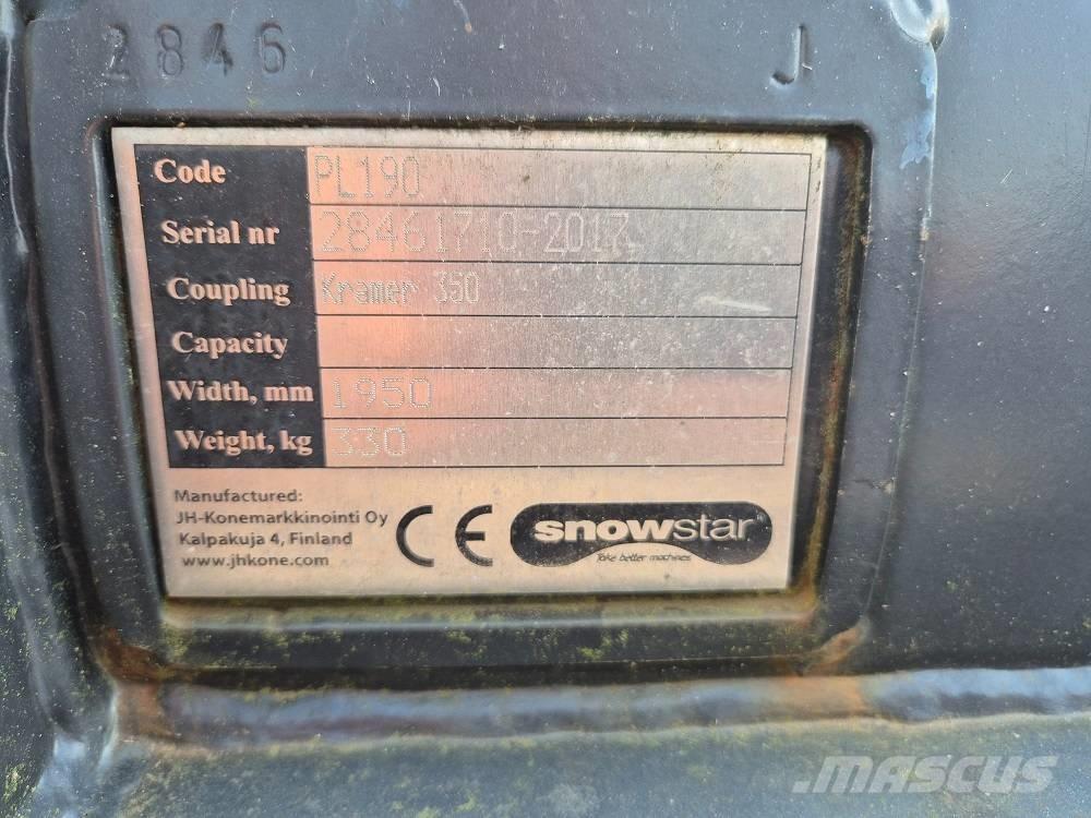 Snowstar PL190 Pługi
