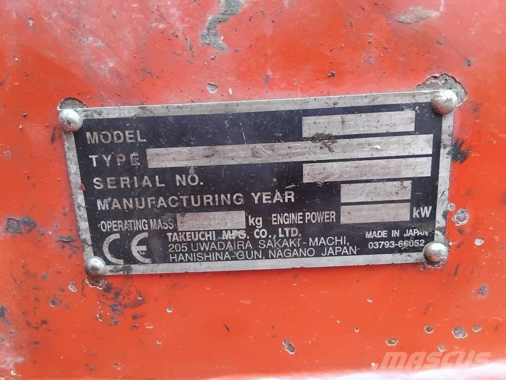 Takeuchi TB290 Minikoparki