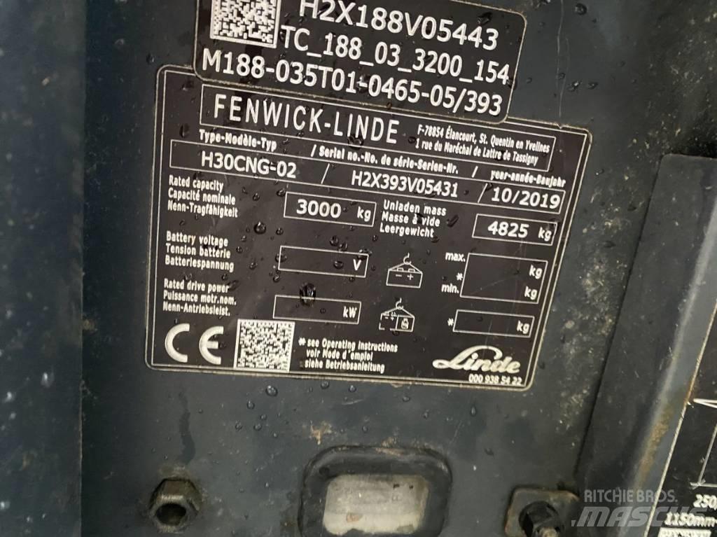 Linde H30CNG-02 Wózki LPG