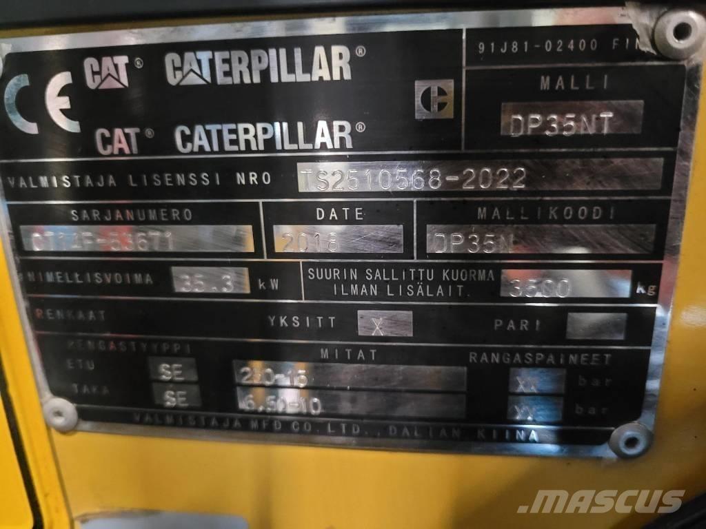 CAT DP 35 N Wózki Diesla