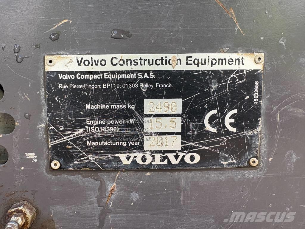 Volvo ECR 25 D Minikoparki