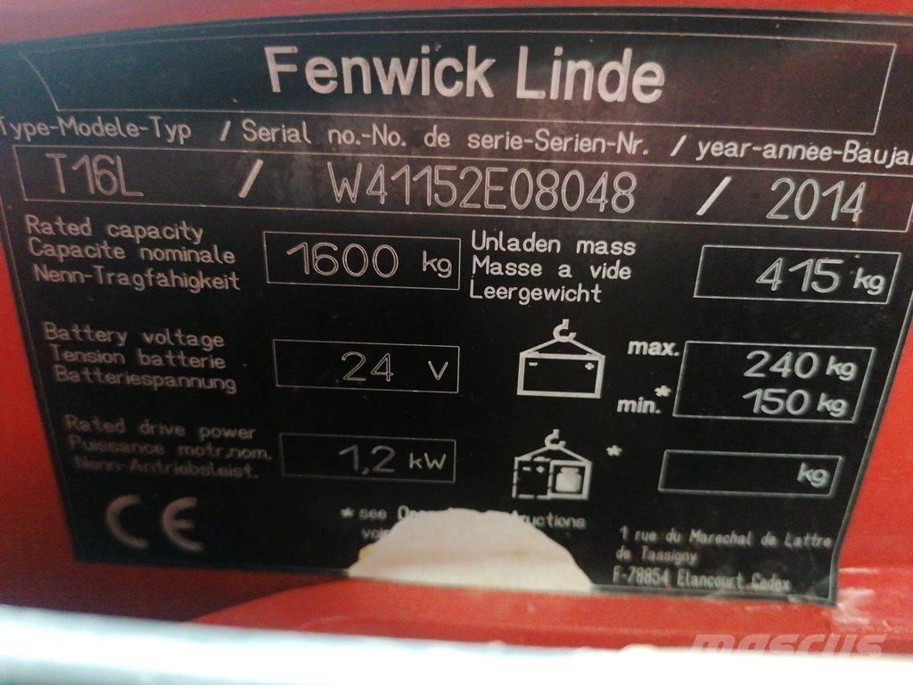 Linde T16L Wózki widłowe unoszące