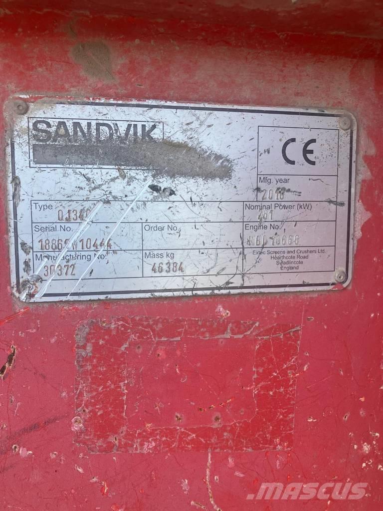 Sandvik QJ 340 Kruszarki mobilne