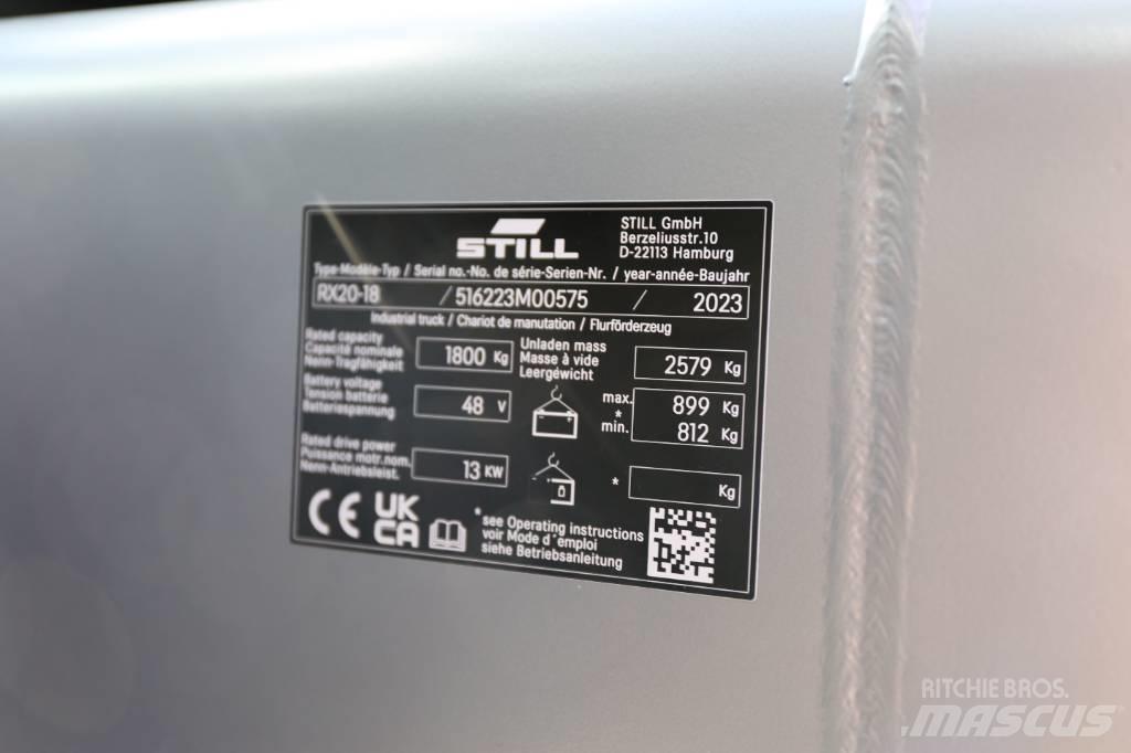 Still RX20-18 Wózki elektryczne