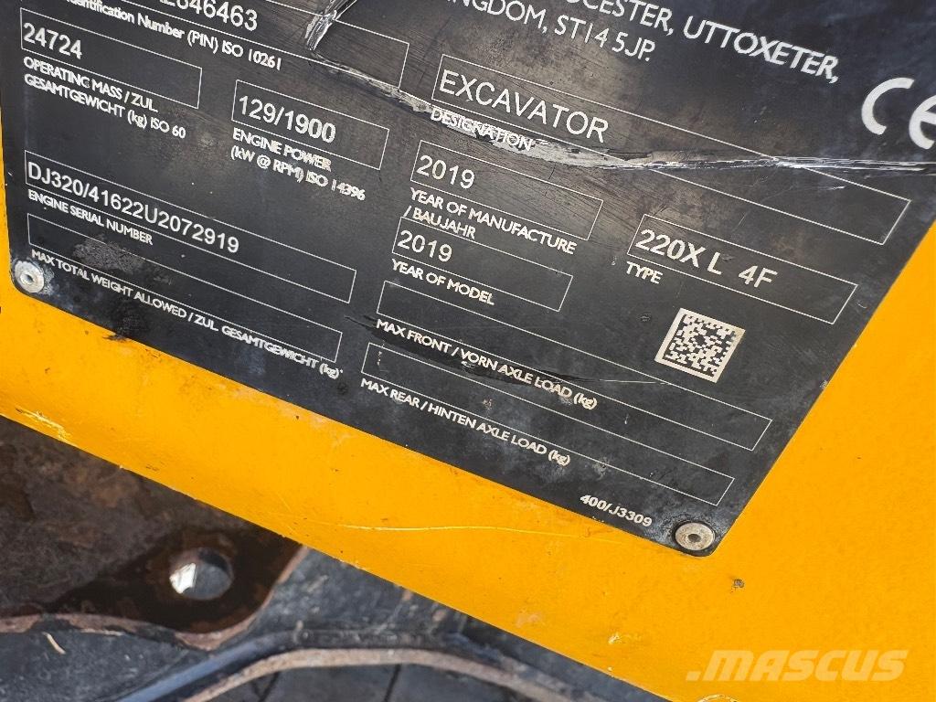 JCB 220X Koparki gąsienicowe