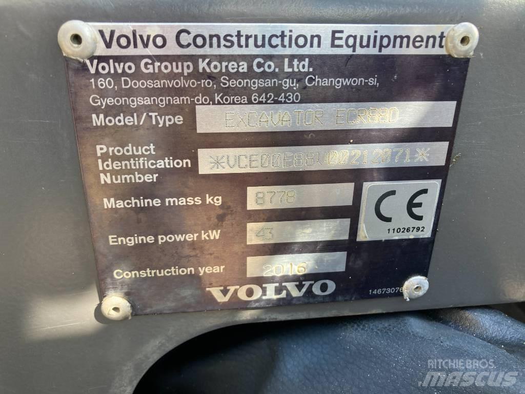 Volvo ECR 88 D Midikoparki  7t - 12t