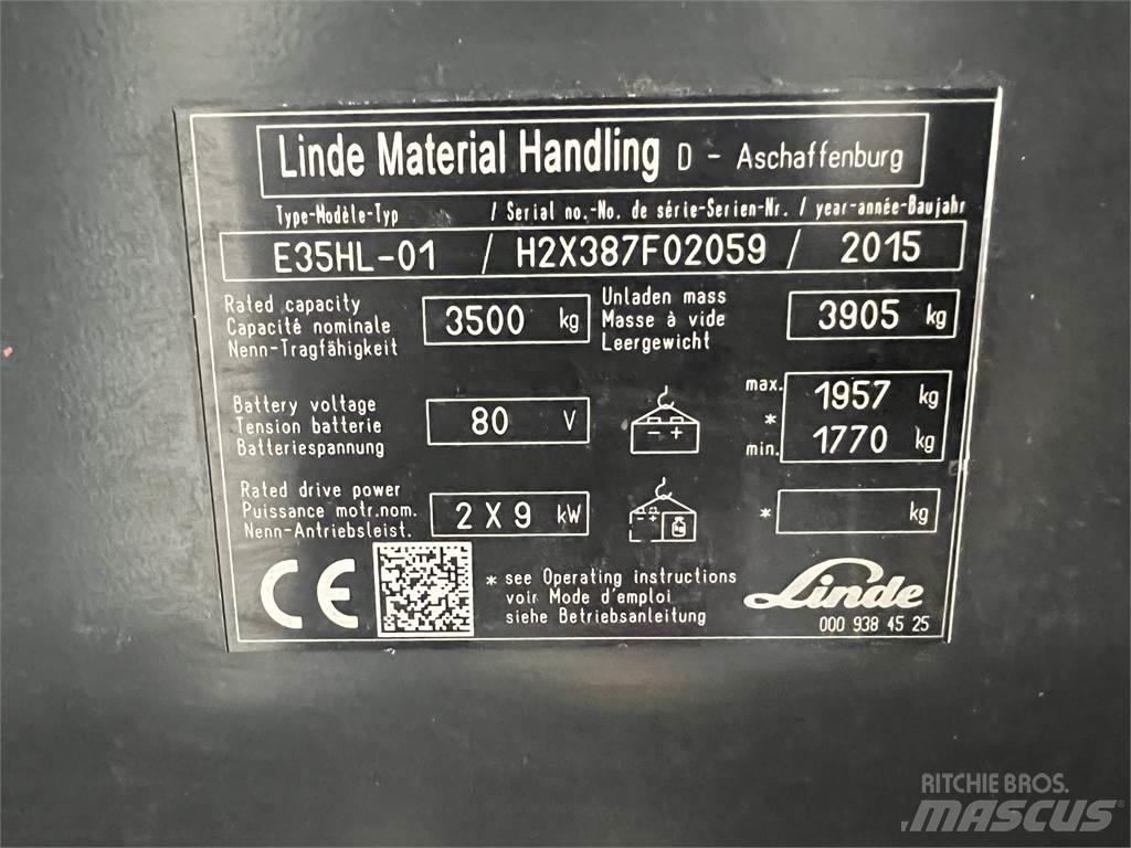 Linde E35HL-01 Wózki elektryczne
