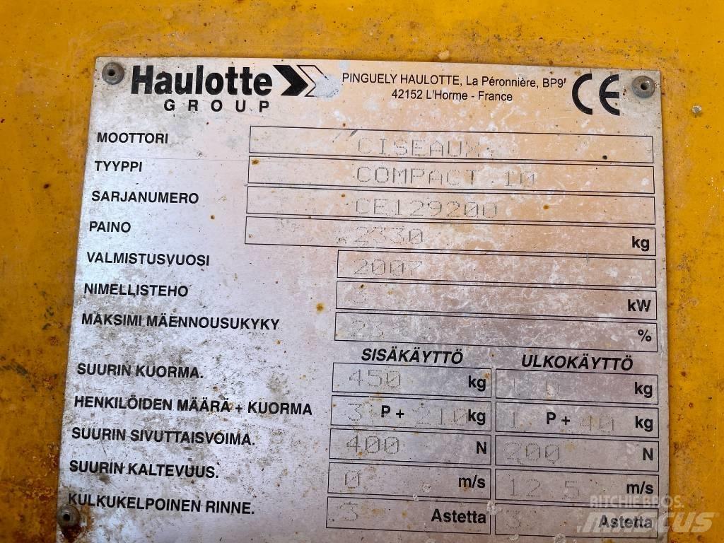 Haulotte Compact 10 Podnośniki nożycowe