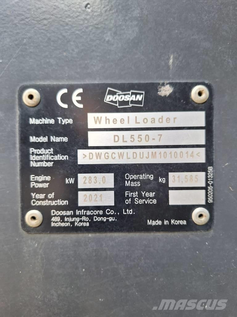 Doosan DL550-7 Ładowarki kołowe