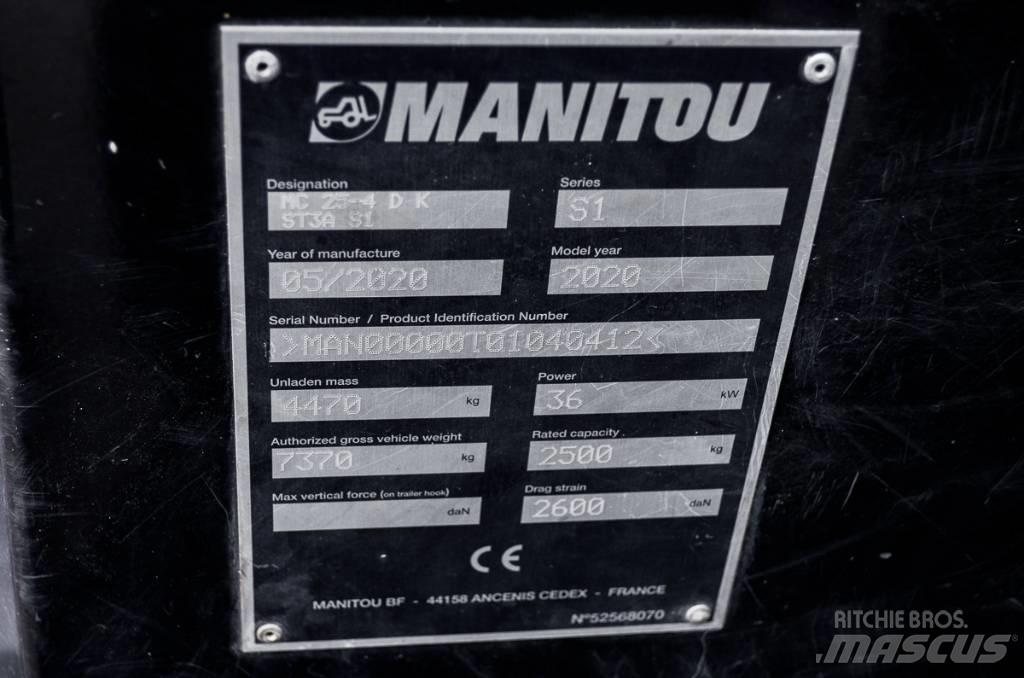 Manitou MC 25-4 D Wózki Diesla